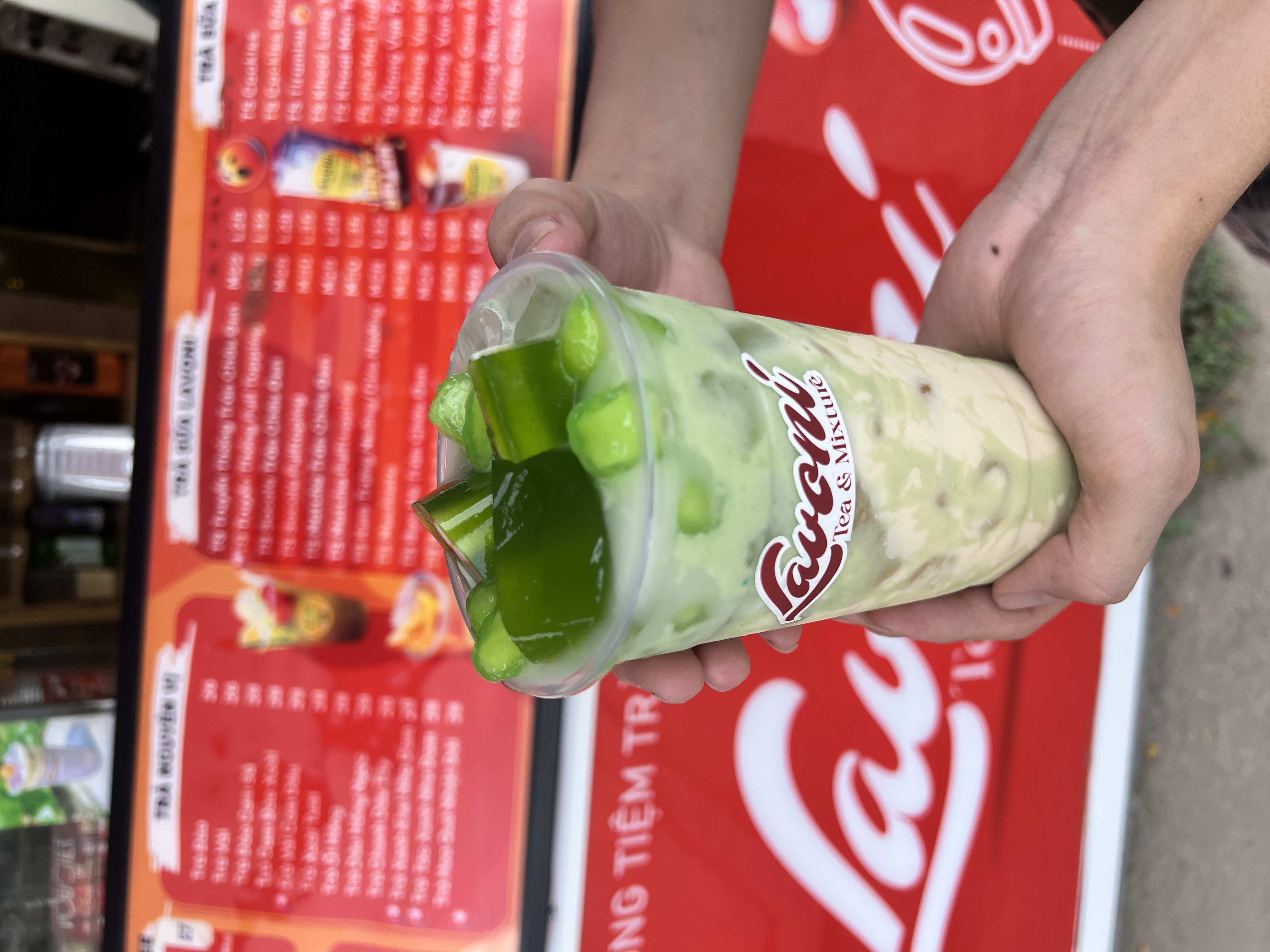 Trà sữa cốm