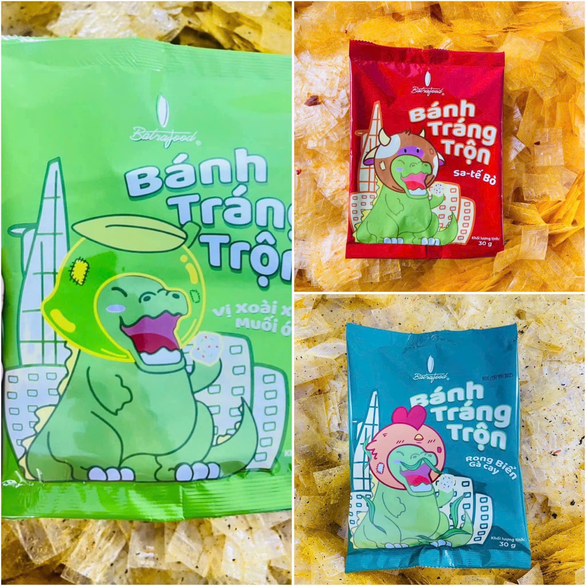 Bánh Tráng Trộn Gà Cay Rong Biển